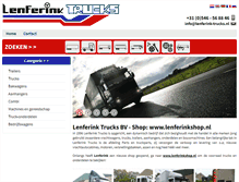 Tablet Screenshot of lenferink-trucks.nl